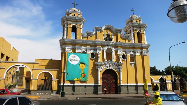 plaza armas surco lima peru santiago apostol