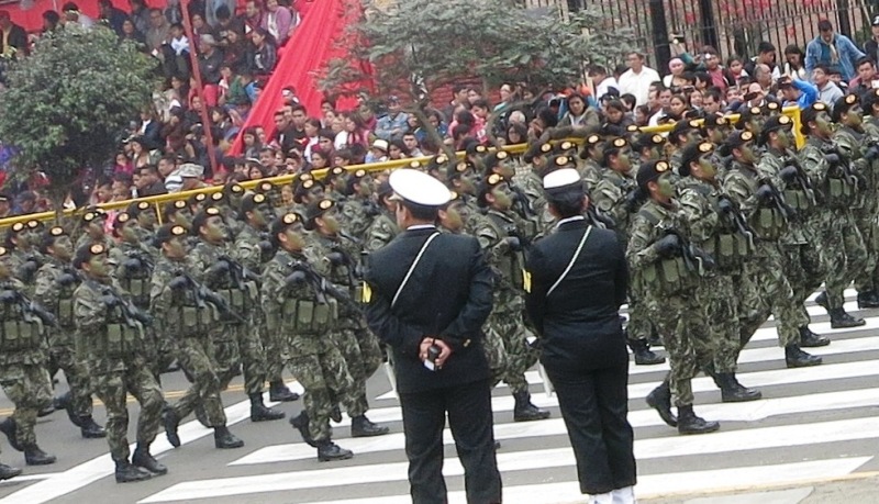 Great Military Parade Of Peru 6776