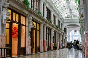 Inside the Casa Ronald building at Monumental Callao