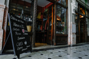 Osteria Del Porto, one of the many excellent cafes/restaurants at Monumental Callao