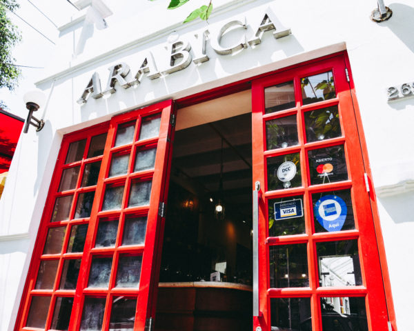 Arabica’s red front doors