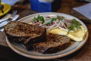 Cafe de Lima’s Bacon Omelet (more like ham)