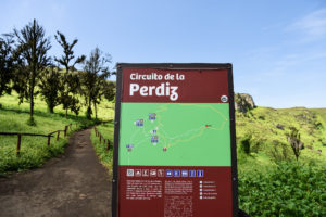 Map of the 3.1-miles (5 kilometers) Circuito de la Perdiz trail circuit