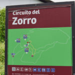 Map of the .85-mile (1.4 kilometer) Circuito del Zorro trail circuit